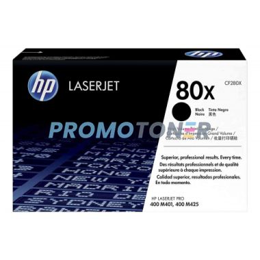 HP 80X CF280X BLACK TONER - 6900 PAGES FOR LASERJET PRO 400 M401D