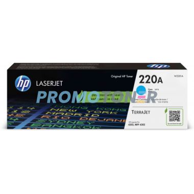 HP 220A W2201A CYAN TONER - 1800 PAGES FOR COLOR LASERJET PRO 4202DN