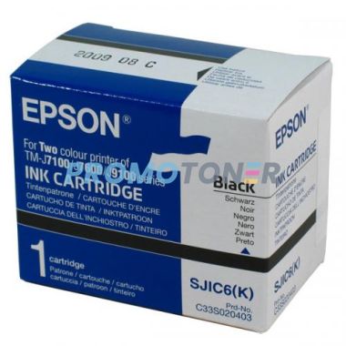 EPSON SJIC6 BLACK INK - 450 PAGES FOR TM-J7000