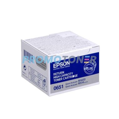 EPSON 0651 C13S050651 BLACK TONER - 2200 PAGES FOR ACULASER M1400