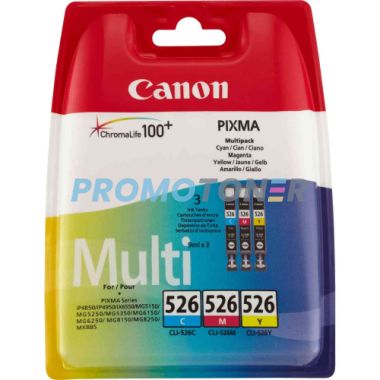 CANON CLI-526 4541B006 CMY INK - 500 PAGES FOR PIXMA IP4850
