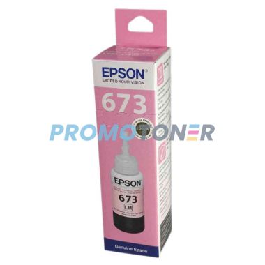 EPSON T6736 673 C13T67364A LIGHT MAGENTA INK - 1800 PAGES FOR ECOTANK L1800