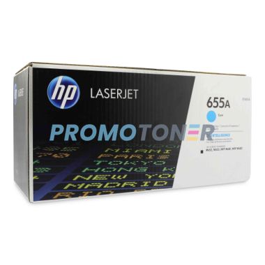 HP 655A CF451A CYAN TONER - 10500 PAGES FOR COLOR LASERJET ENTERPRISE FLOW MFP M681Z