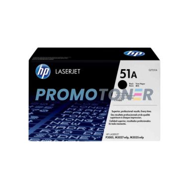 HP 51A Q7551A BLACK TONER - 6500 PAGES FOR LASERJET M3027MFP