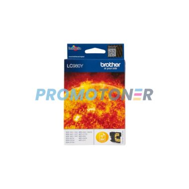BROTHER LC-980Y YELLOW INK - 260 PAGES FOR DCP-145C