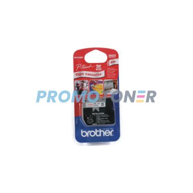 BROTHER M M-K222BZ RED ON WHITE TAPE CASSETTE FOR PT-100