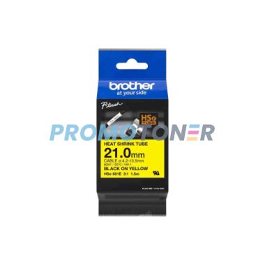 BROTHER HSE-651E BLACK ON YELLOW P-TOUCH TAPE FOR PT-E300