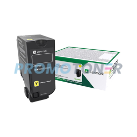 LEXMARK 74C20YE JAUNE TONER - 3000 PAGES POUR CS720DE