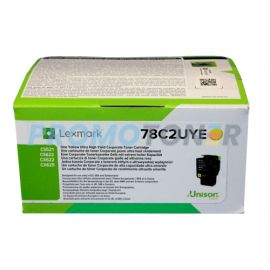 LEXMARK 78C2UYE JAUNE TONER - 7000 PAGES POUR CS521DN