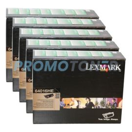 Lexmark T644 Toner Black 21K 5 Pack