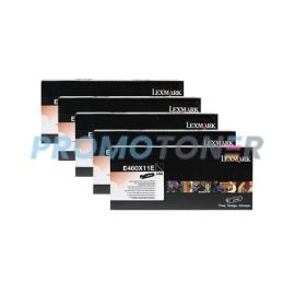Lexmark E460 Toner Black 15K 5 Pack