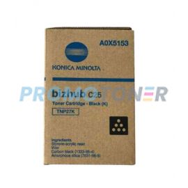 KONICA MINOLTA TNP-27K NOIR TONER - 6000 PAGES POUR BIZHUB C25