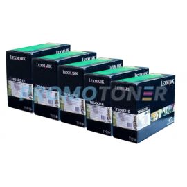 Lexmark T654N Corp Toner Black 36K 5 Pack
