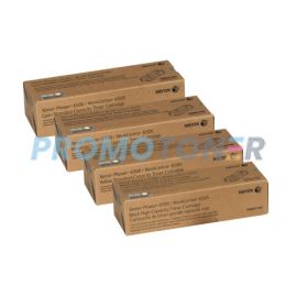 Xerox Phaser 6500 Toner CMY and High Yield Black