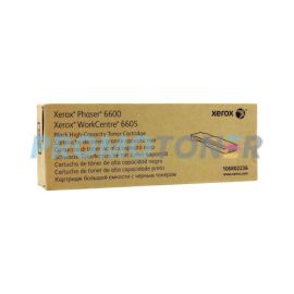 XEROX 106R02236 NOIR TONER - 8000 PAGES POUR PHASER 6600DN