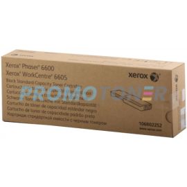 XEROX 106R02252 NOIR TONER - 3000 PAGES POUR PHASER 6600DN