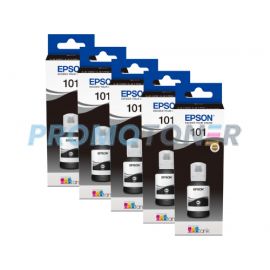 Epson 101 Ink Bottle Black Pack Of 5