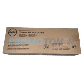 DELL 331-8425 NOIR TONER - 7000 PAGES POUR C3760DN