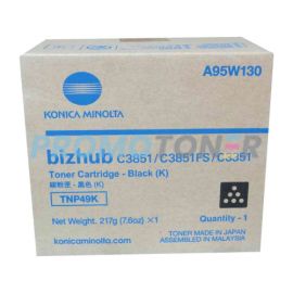 KONICA MINOLTA TNP49 TNP-49K NOIR TONER - 13000 PAGES POUR BIZHUB C3351