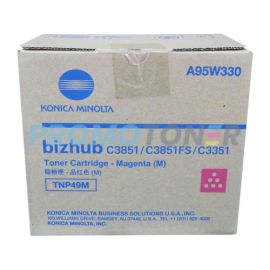 KONICA MINOLTA TNP49 TNP-49M MAGENTA TONER - 12000 PAGES POUR BIZHUB C3351