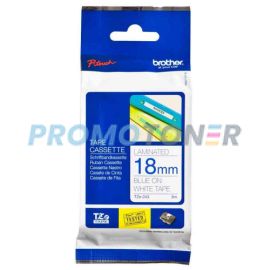 BROTHER TZE-243 BLEU SUR BLANC CASSETTE DE BANDE POUR P-TOUCH CUBE PLUS PT-P710BT