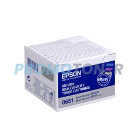 EPSON 0651 C13S050651 NOIR TONER - 2200 PAGES POUR ACULASER M1400