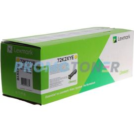 LEXMARK 72K2XYE JAUNE TONER - 22000 PAGES POUR CS820DE