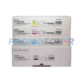 Toshiba e-STUDIO 222CS Toner CMYK High Yield Pack of 4