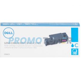 DELL 332-0410 CYAN TONER - 1400 PAGES POUR 1250C COLOUR PRINTER