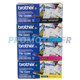 Brother TN-135 Toner CMYK Pack of 4