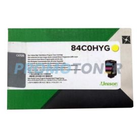 LEXMARK 84C0HYG JAUNE TONER - 16000 PAGES POUR CX725DE
