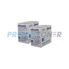 Olivetti MF3300 Toner Cartridge Black Pack Of 2