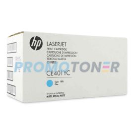 HP CE401YC CYAN TONER - 7800 PAGES POUR LASERJET ENTERPRISE 500 COLOR M551DN