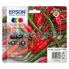 EPSON 503 C13T09Q64020 CMYK ENCRE - 705 PAGES POUR EXPRESSION HOME XP-5200 ALL IN ONE