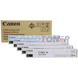 Canon C-EXV14 Toner and C-EXV23 Drum Black Pack of 6