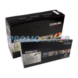 Lexmark X340n Toner and Photoconductor Black Pack of 2