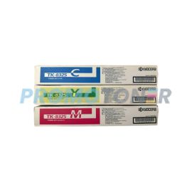 Kyocera Mita TK-8325 Toner CMY Pack of 3