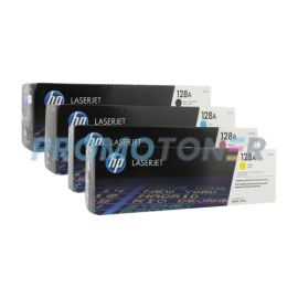 HP 128A Toner CMYK Pack of 4