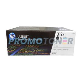 HP 312X CF380XD NOIR TONER - 8800 PAGE EN NOIR ET BLANC POUR COLOR LASERJET PRO MFP M476DN
