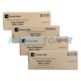 Triumph Adler 260ci Toner Kit CMYK Pack of 4