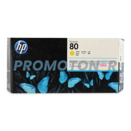 HP 80 C4823A JAUNE NETTOYEUR DE TÊTE D'IMPRESSION POUR DESIGNJET 1050C