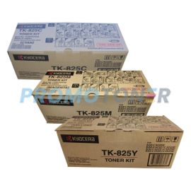 Kyocera Mita TK-825 Toner CMY Pack of 3