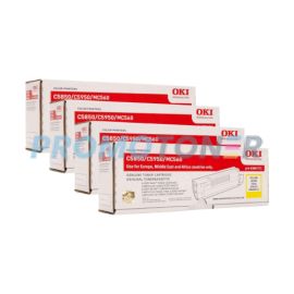 Oki C5850 C5950 Toner CMYK Pack of 4