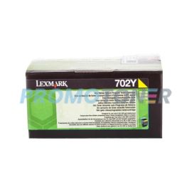 LEXMARK 702Y 70C20Y0 JAUNE TONER - 1000 PAGES POUR CS-310N