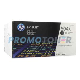 HP 504X CE250XD NOIR TONER - 10500 PAGES POUR COLOR LASERJET CM3530