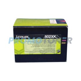 LEXMARK 802XK 80C2XK0 NOIR TONER - 8000 PAGES POUR CX-510DE MFP