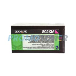 LEXMARK 802XM 80C2XM0 MAGENTA TONER - 4000 PAGES POUR CX-510DE MFP