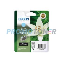 EPSON T0595 C13T05954010 CYAN CLAIR ENCRE - 440 PAGES POUR STYLUS PHOTO R2400