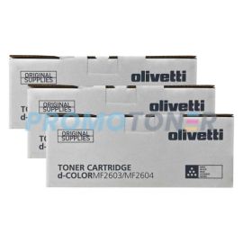 Olivetti D-color MF2603/MF2604 Toner Black Pack Of 3