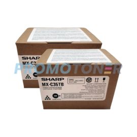 Sharp MX-C357F Toner Ctg Black Pack Of 2